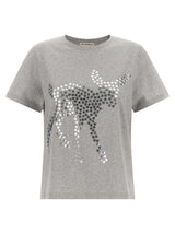 T-shirt en coton gris J.W.Anderson avec application animale