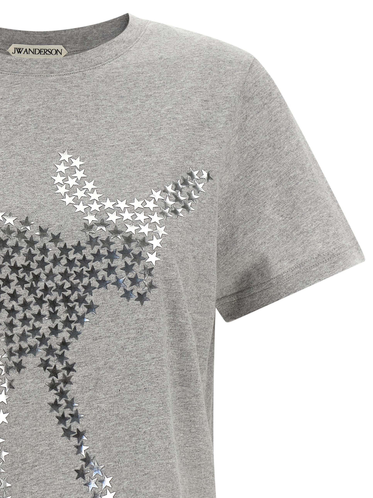 T-shirt en coton gris J.W.Anderson avec application animale