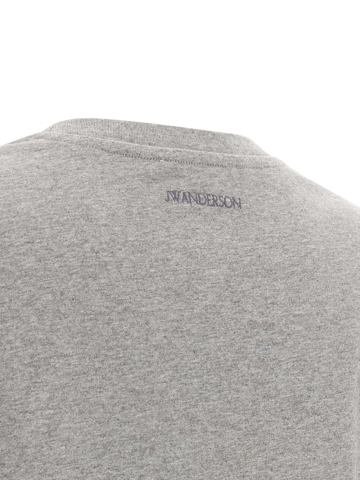 T-shirt en coton gris J.W.Anderson avec application animale
