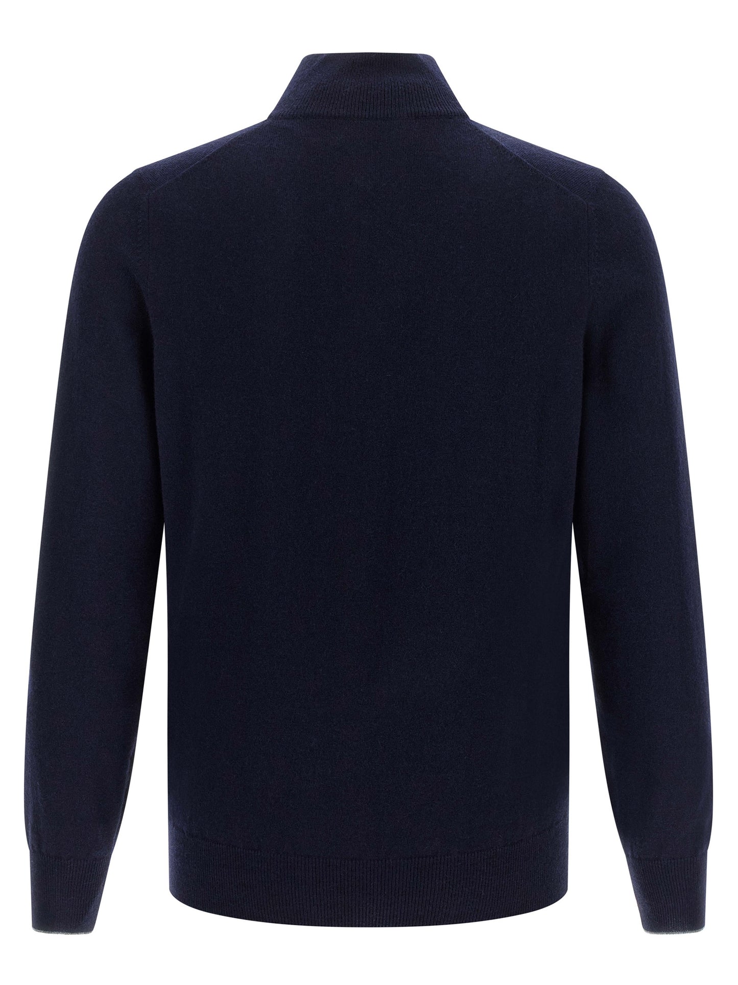 Brunello Cucinelli Blue Cashmere Cardigan