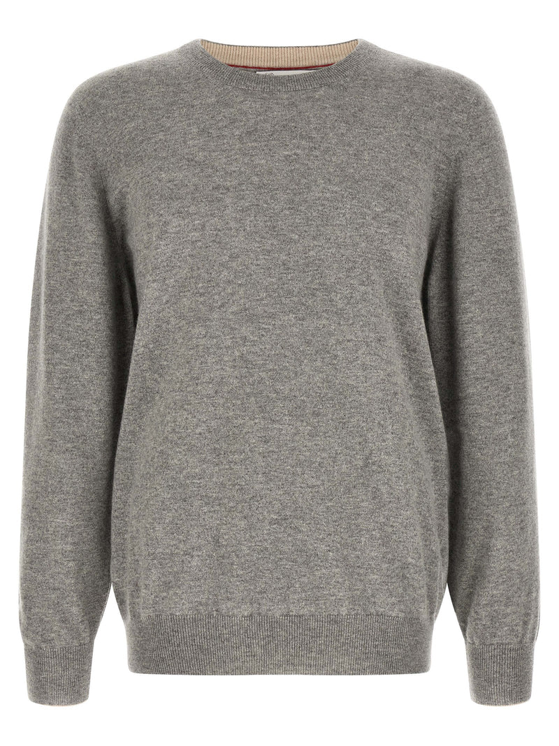 Brunello Cucinelli Gray Cashmere Cardigan for Men