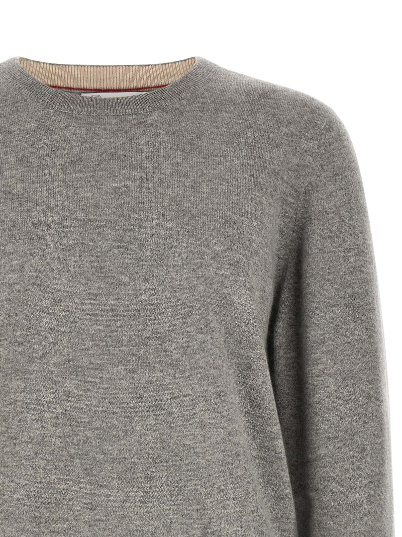 Brunello Cucinelli Gray Cashmere Cardigan for Men