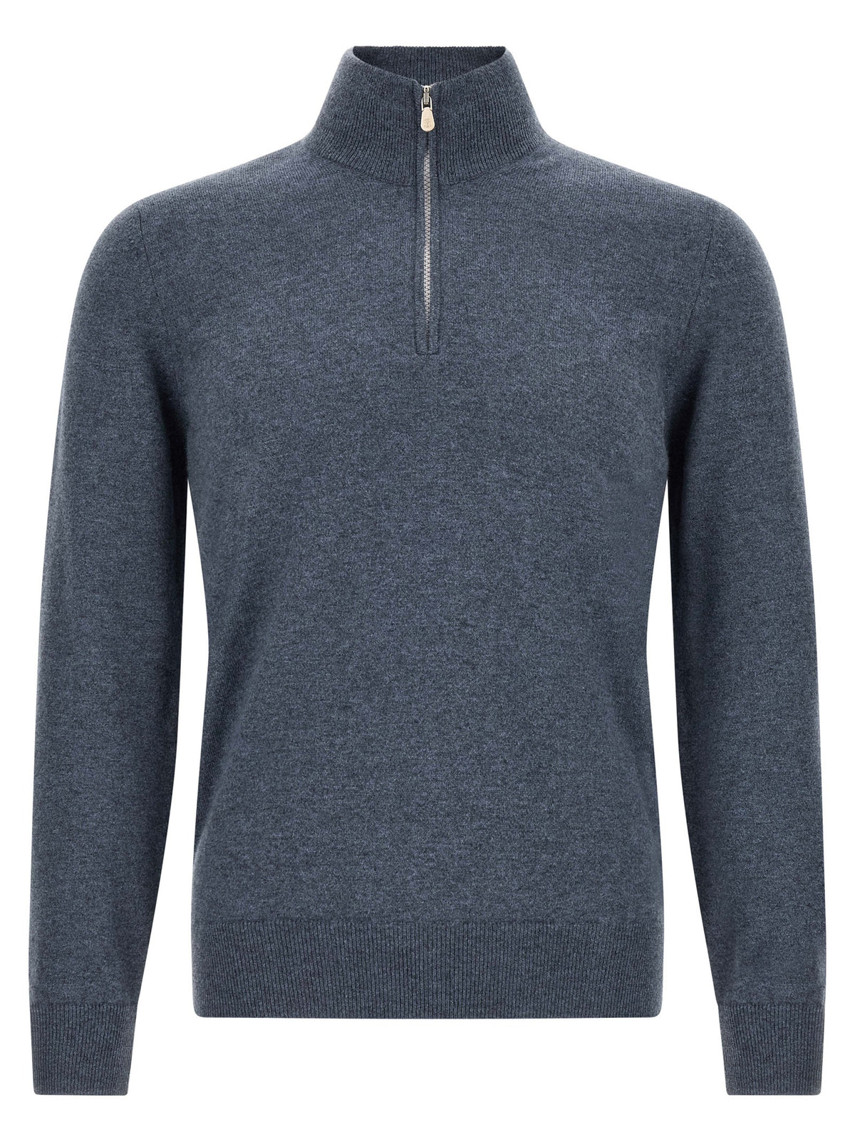 Brunello Cucinelli Blue Cashmere Cardigan for Men