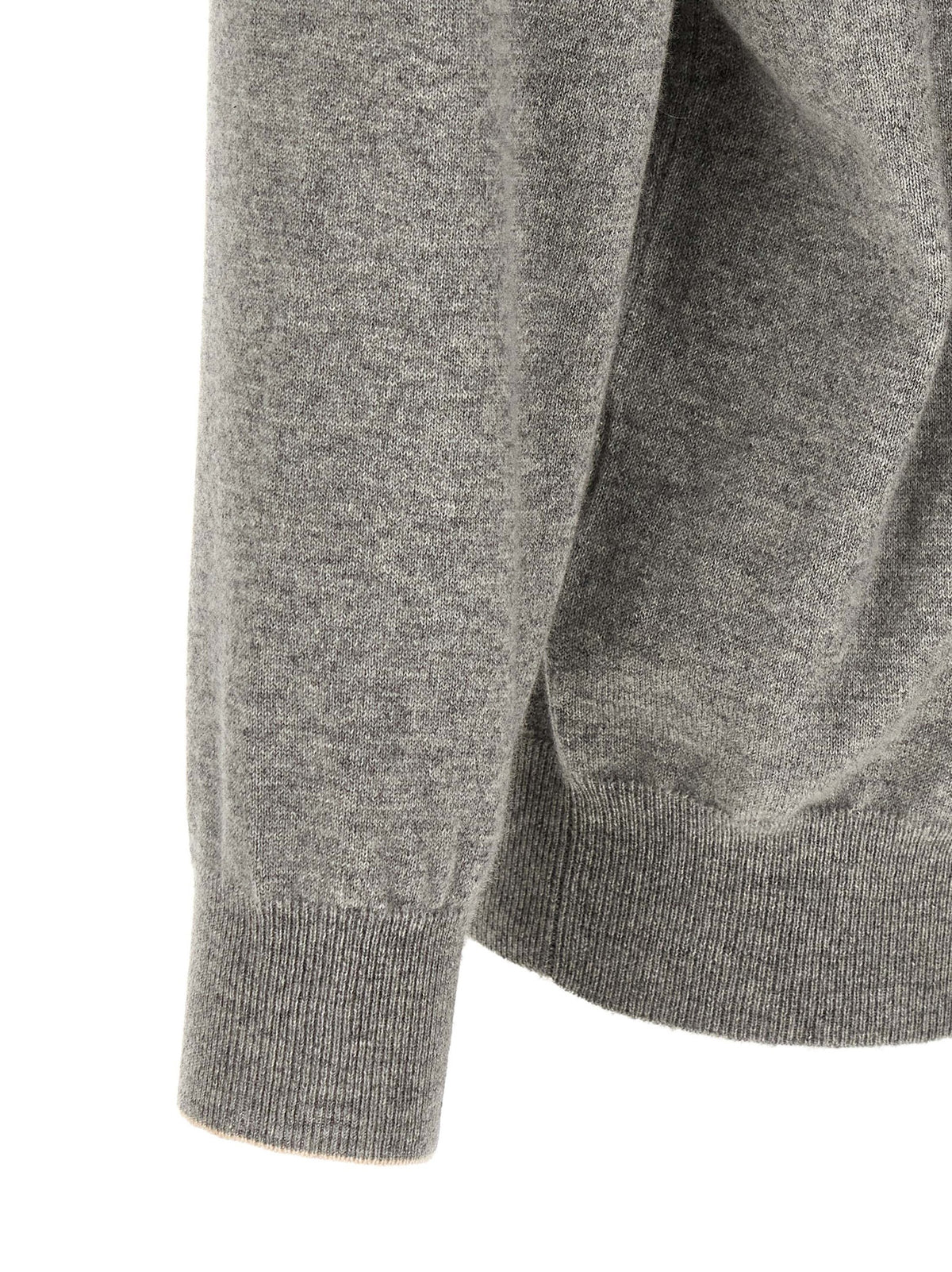 Brunello Cucinelli Gray Cashmere Cardigan for Men