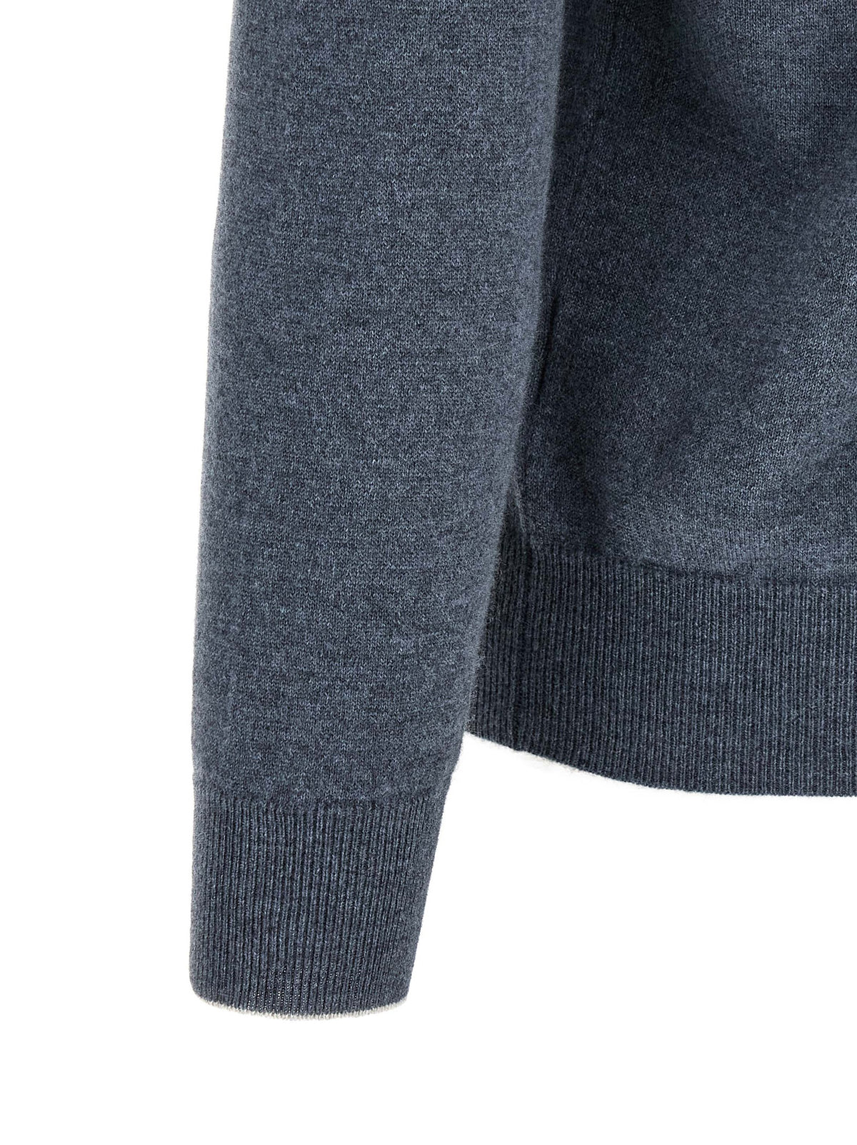 Brunello Cucinelli Blue Cashmere Cardigan for Men