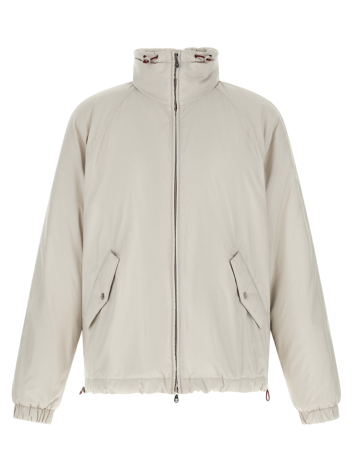 Brunello Cucinelli White Polyester Shell Jacket for Men