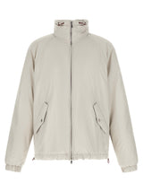 Brunello Cucinelli White Polyester Shell Jacket for Men