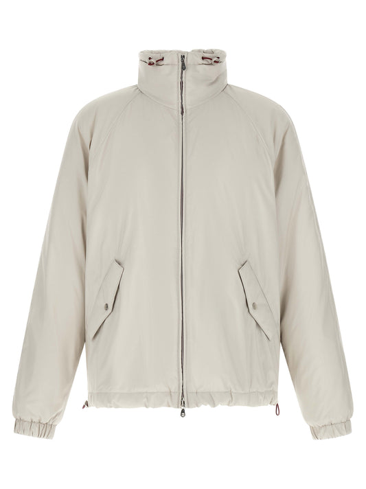 Brunello Cucinelli White Polyester Shell Jacket for Men