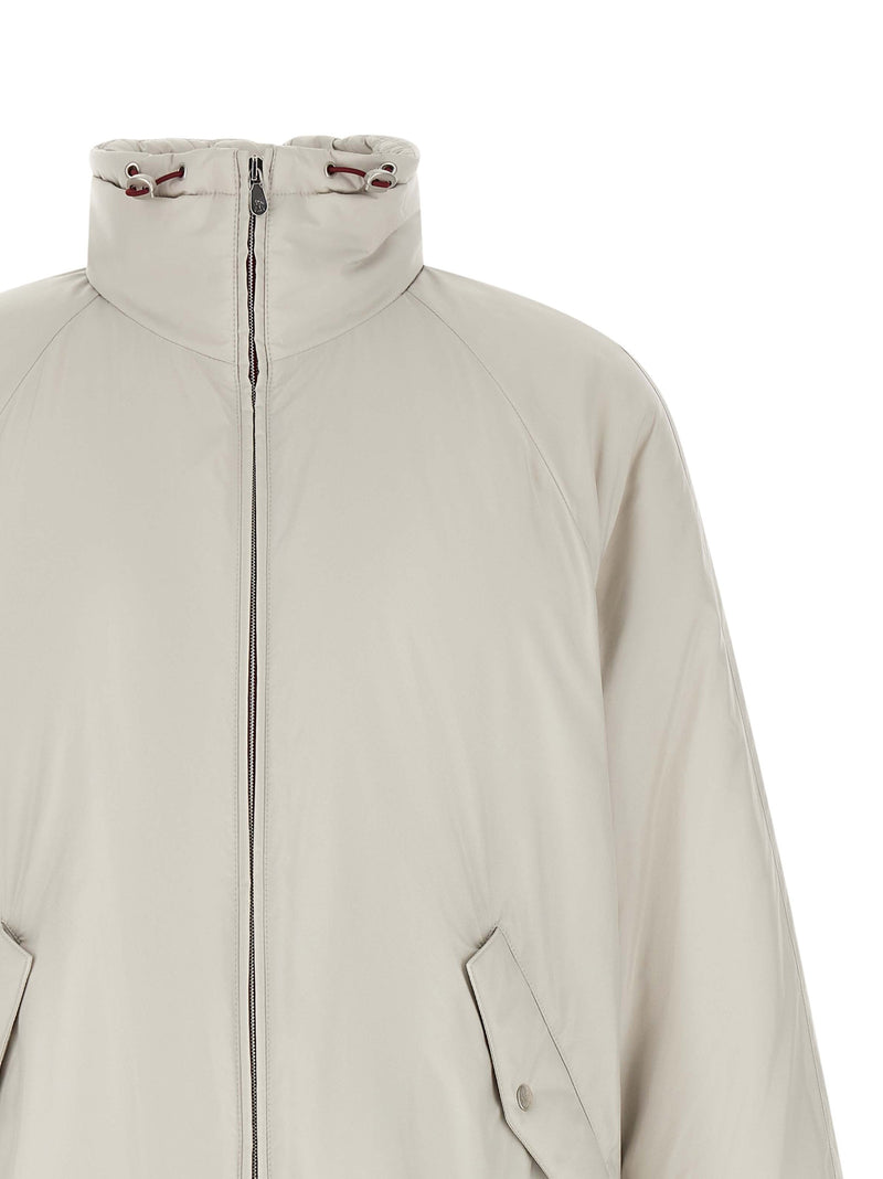 Brunello Cucinelli White Polyester Shell Jacket for Men