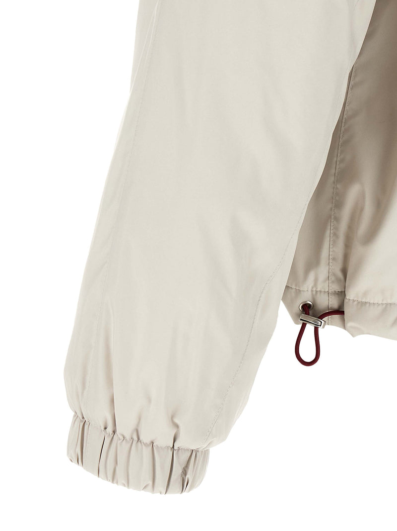 Brunello Cucinelli White Polyester Shell Jacket for Men