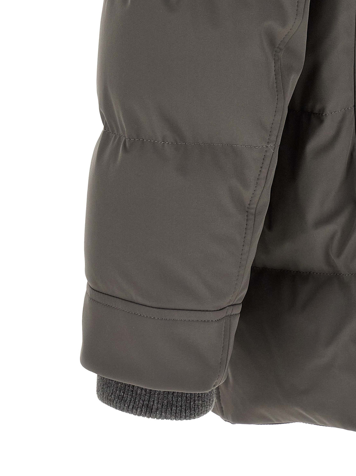 Brunello Cucinelli Gray Polyamide Parka for Men