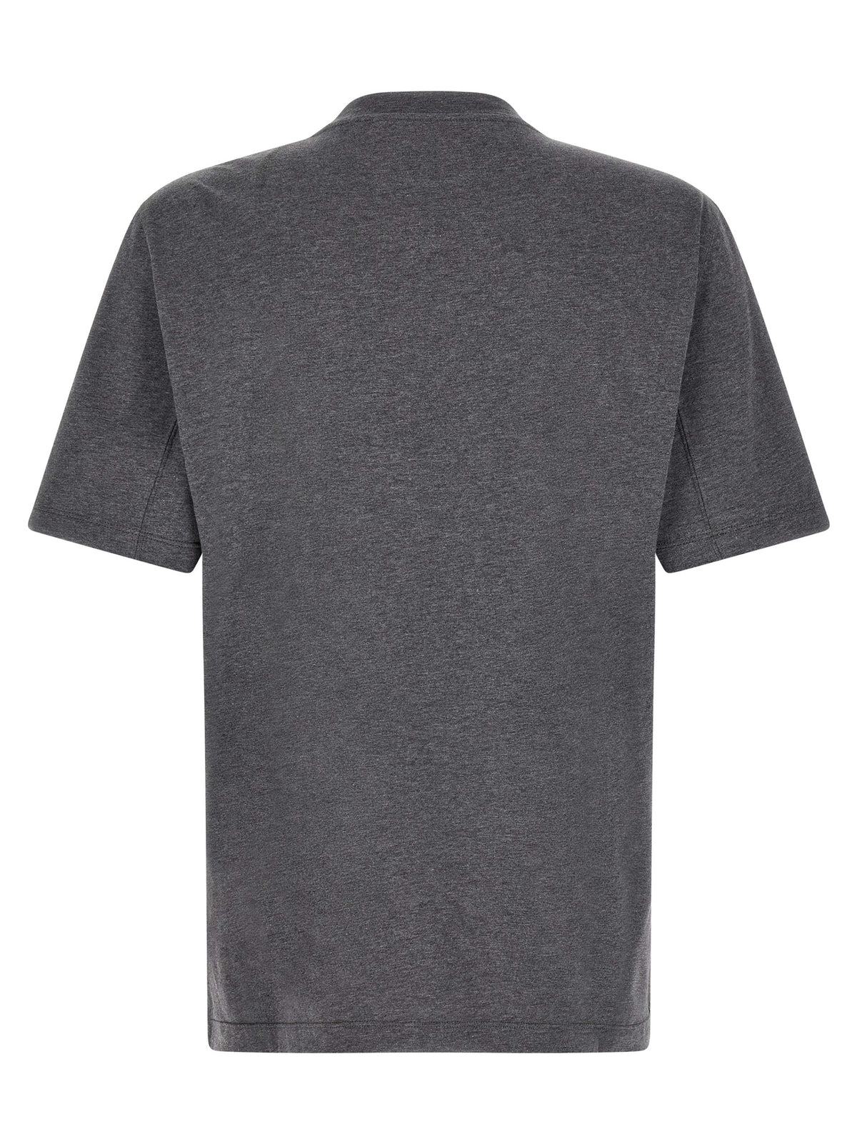 Brunello Cucinelli Gray Cotton T-Shirt - Timeless Casual Style