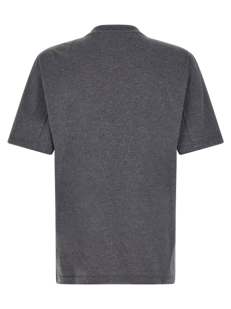 Brunello Cucinelli Gray Cotton T-Shirt - Premium Casual Wear