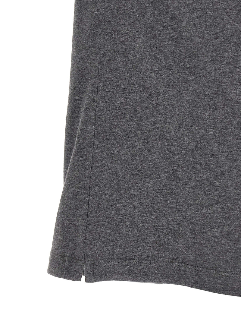 Brunello Cucinelli Gray Cotton T-Shirt - Premium Casual Wear