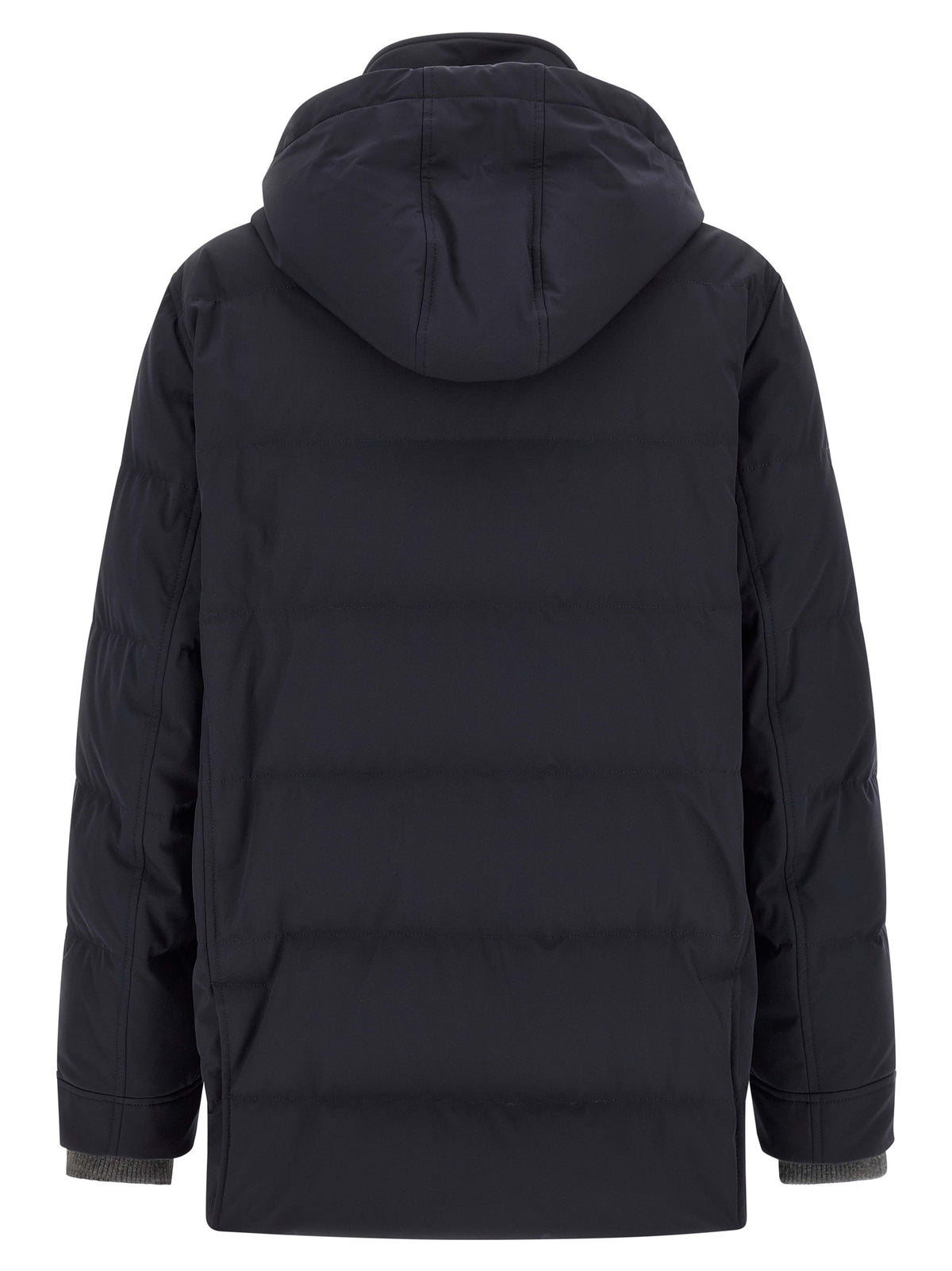 Brunello Cucinelli Blue Polyamide Parka for Men