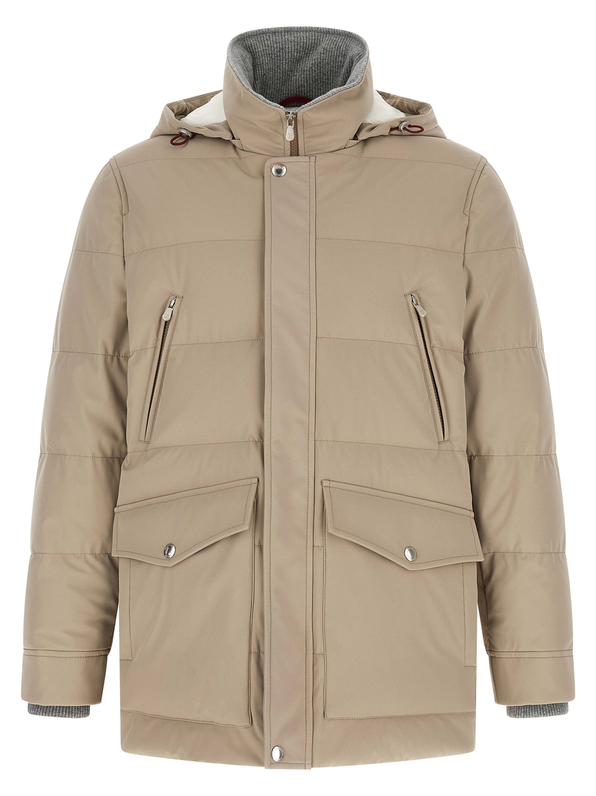 Brunello Cucinelli Beige Polyamide Parka pour Hommes