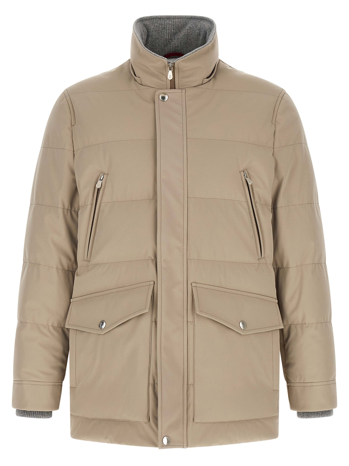 Brunello Cucinelli Beige Polyamide Parka pour Hommes