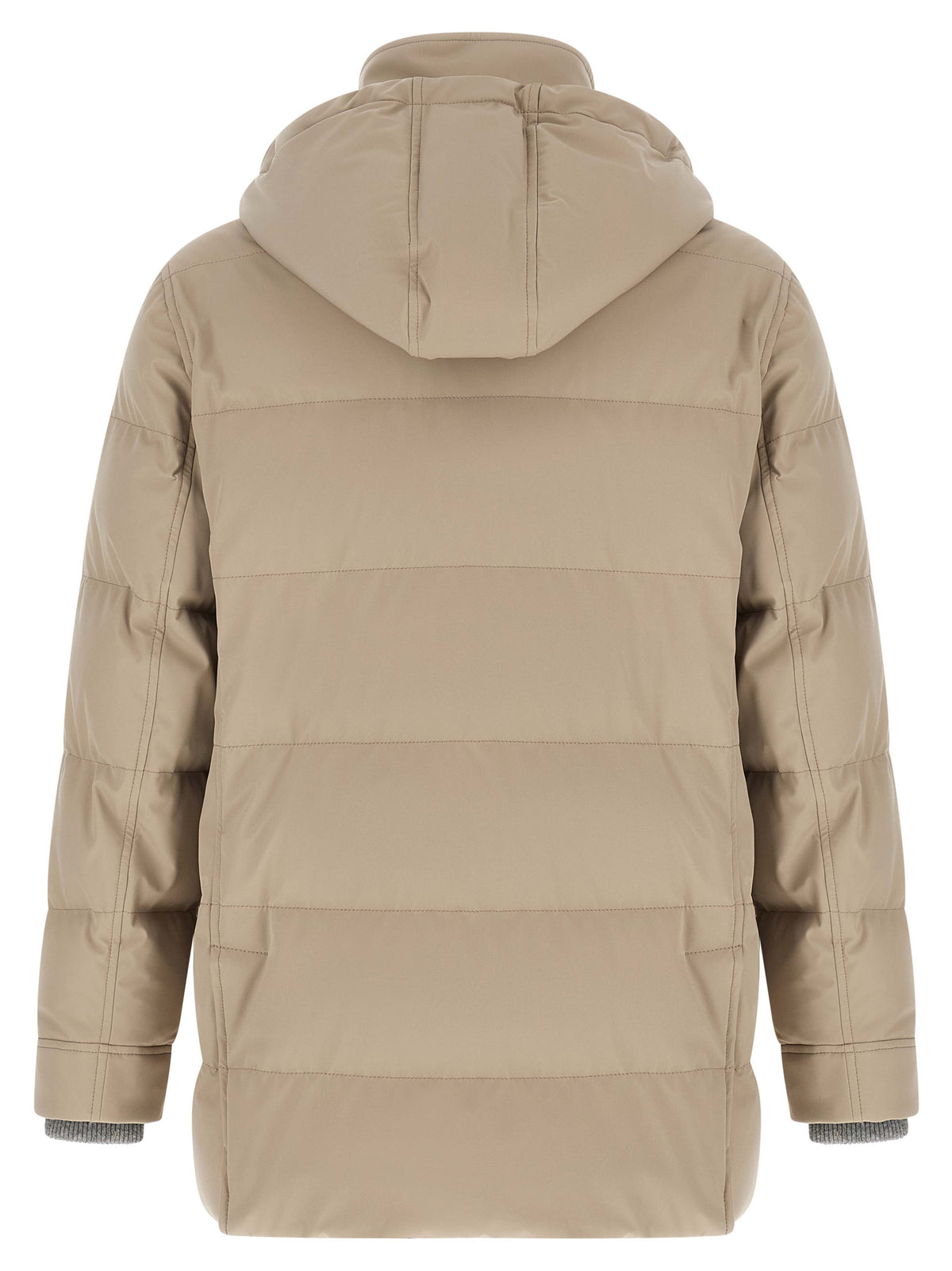 Brunello Cucinelli Beige Polyamide Parka pour Hommes