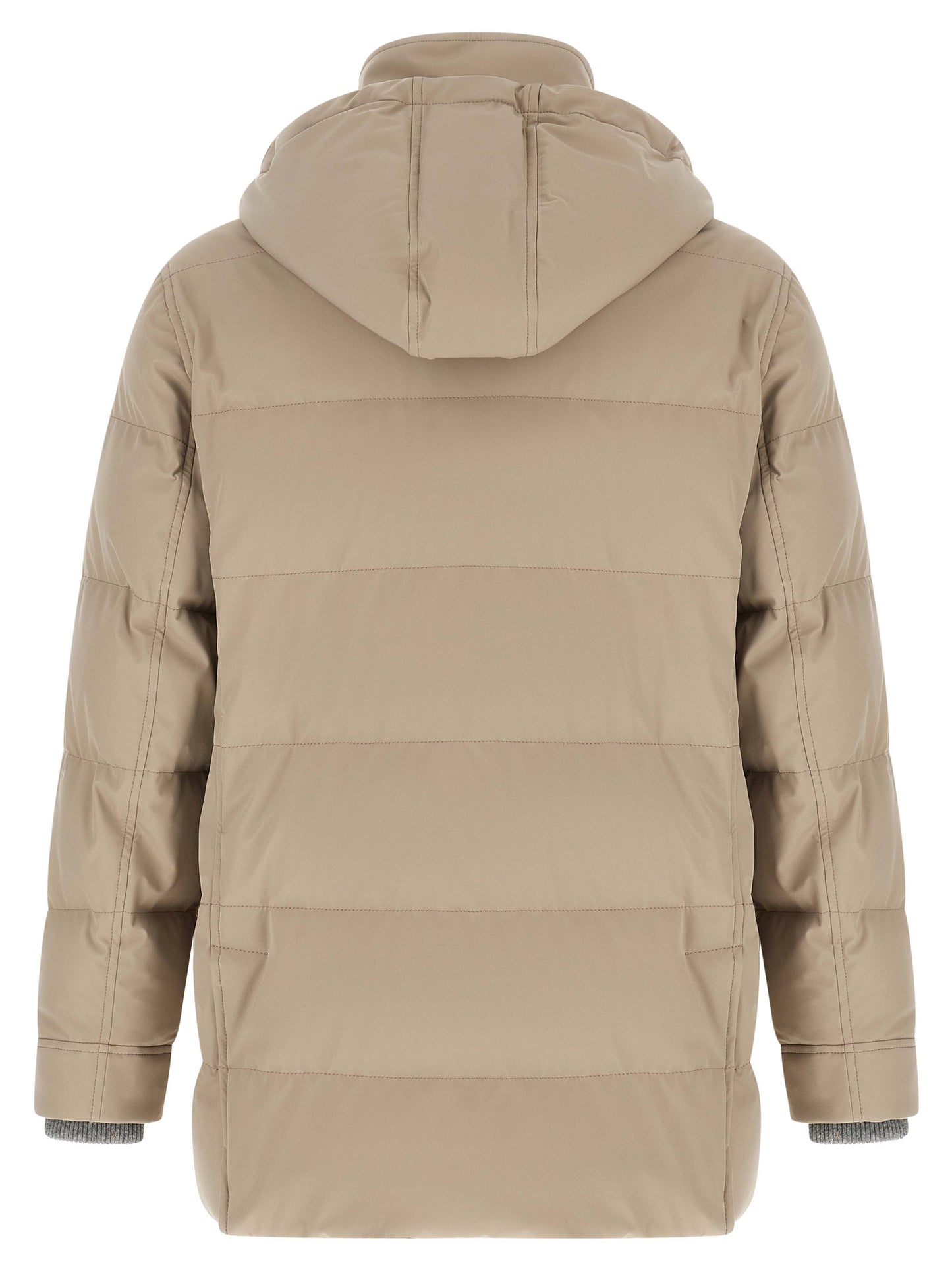 Brunello Cucinelli Beige Polyamide Parka