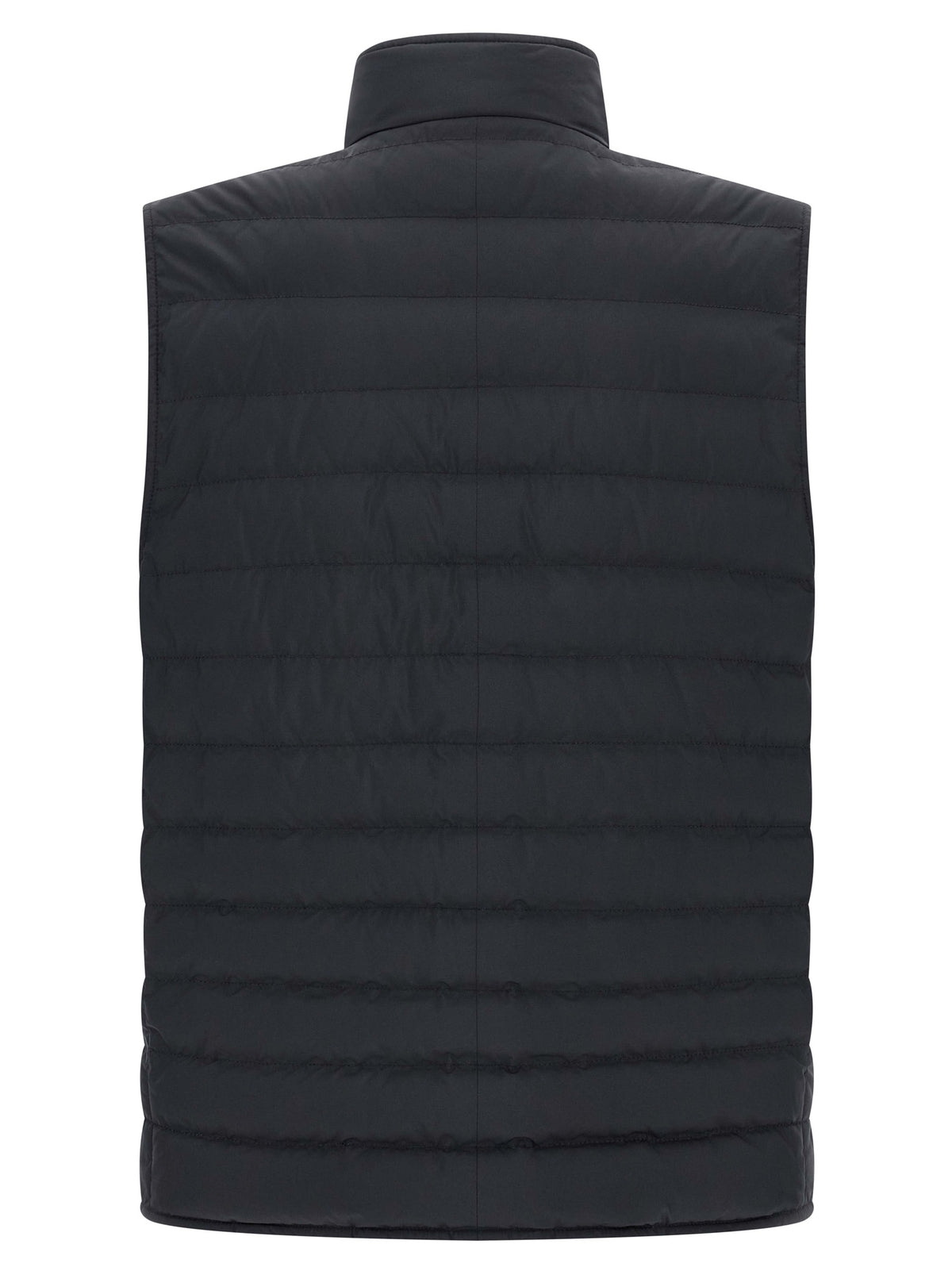Brunello Cucinelli Blue Goose Feather Padded Sleeveless Jacket