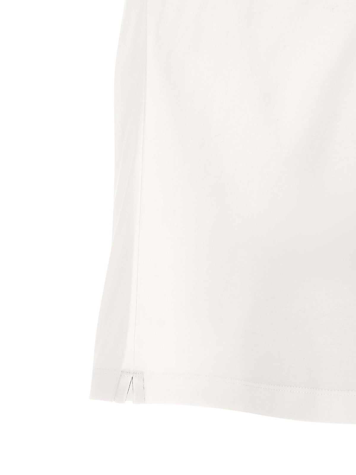 Brunello Cucinelli White Cotton T-Shirt - Solomei Athletic Club