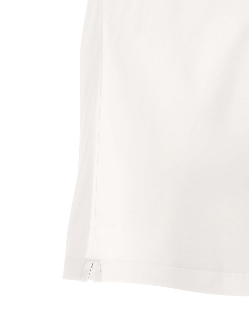 Brunello Cucinelli White Cotton T-Shirt - Solomei Athletic Club