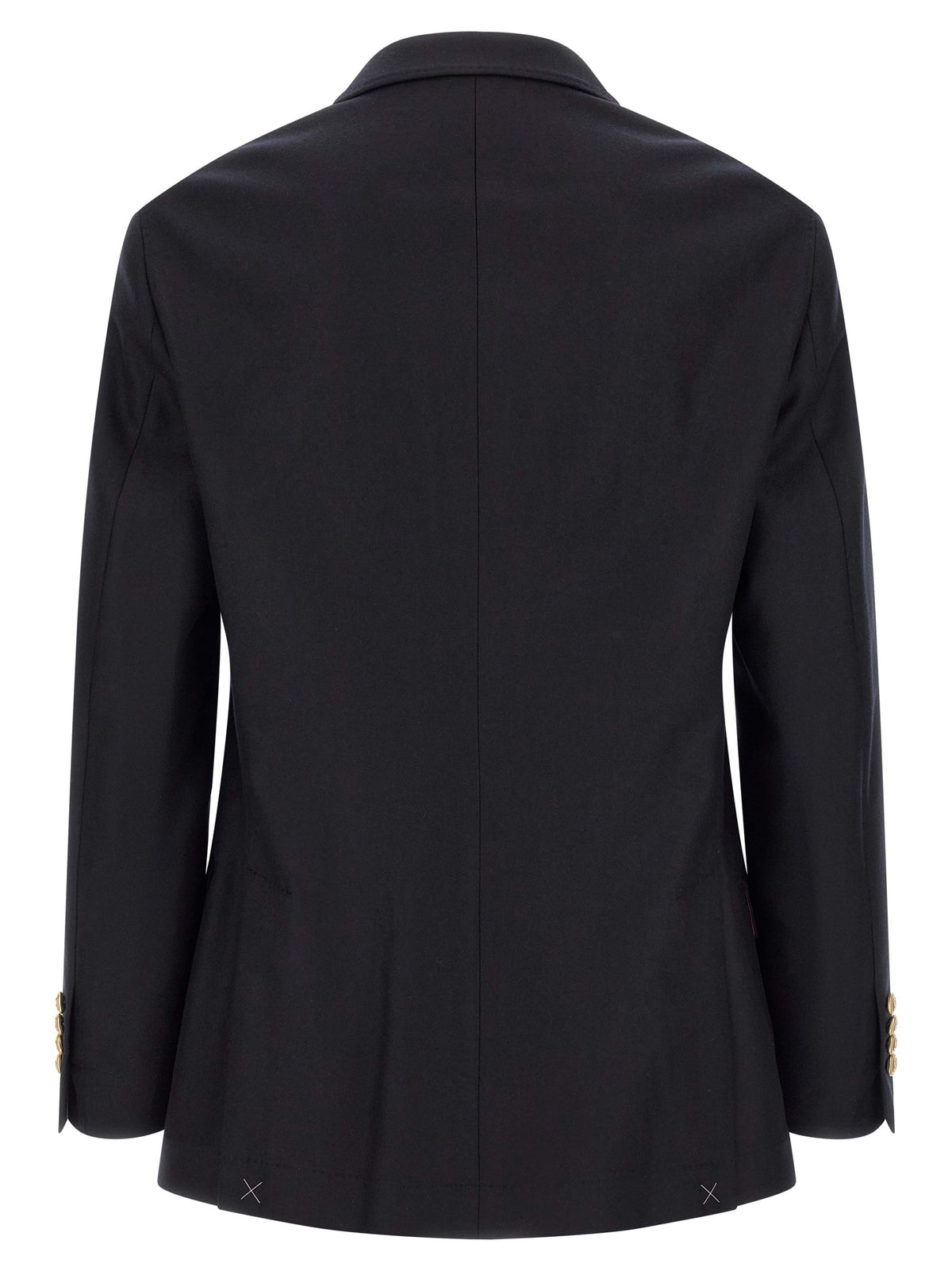 Brunello Cucinelli Blue Virgin Wool Blazer - Tailored Elegance