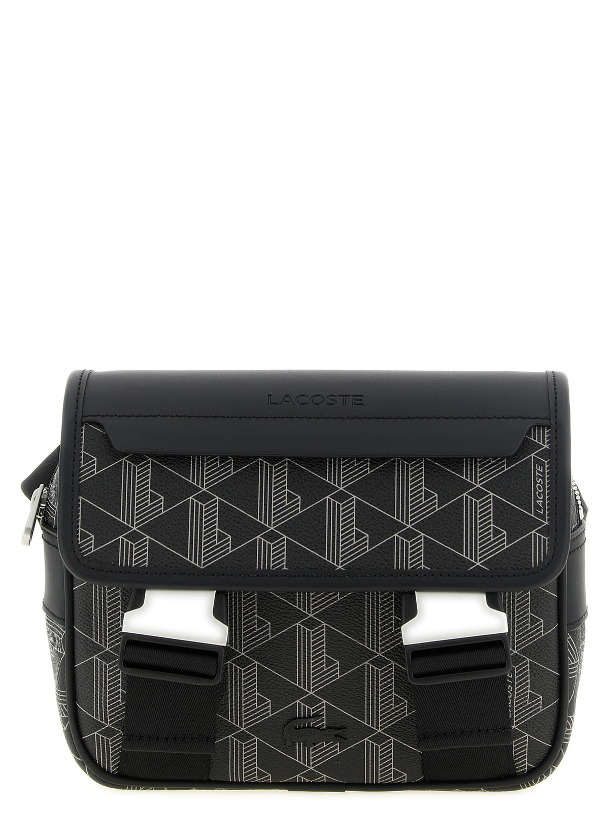 Lacoste Black PVC Crossbody Bag - The Blend Model