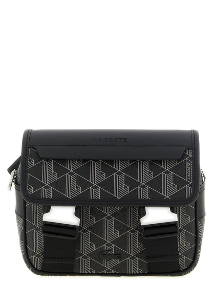 Lacoste Black Pvc Crossbody Bag