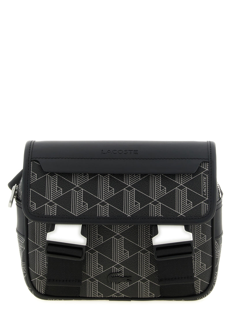 Lacoste Black PVC Crossbody Bag - The Blend Model