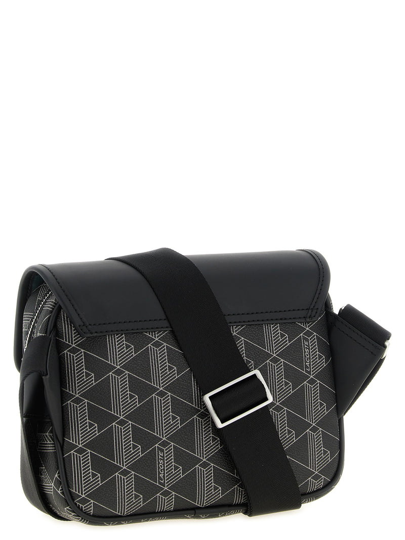 Lacoste Black PVC Crossbody Bag - The Blend Model