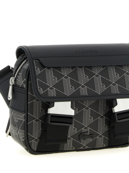 Lacoste Black Pvc Crossbody Bag
