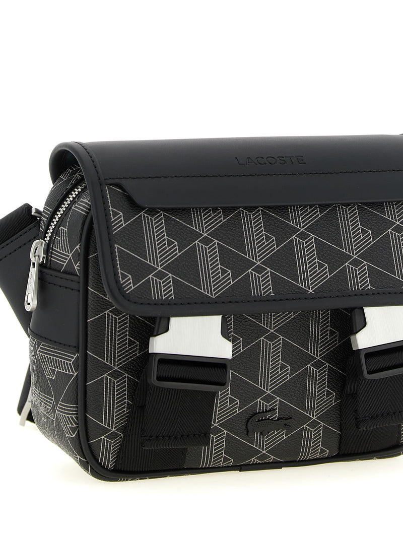 Lacoste Black PVC Crossbody Bag - The Blend Model