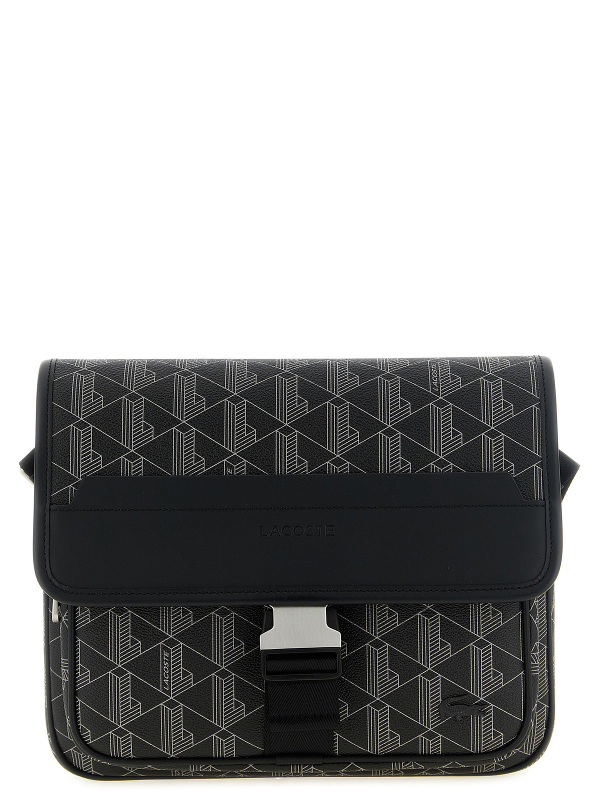 Lacoste Black PVC Crossbody Bag - The Blend Collection