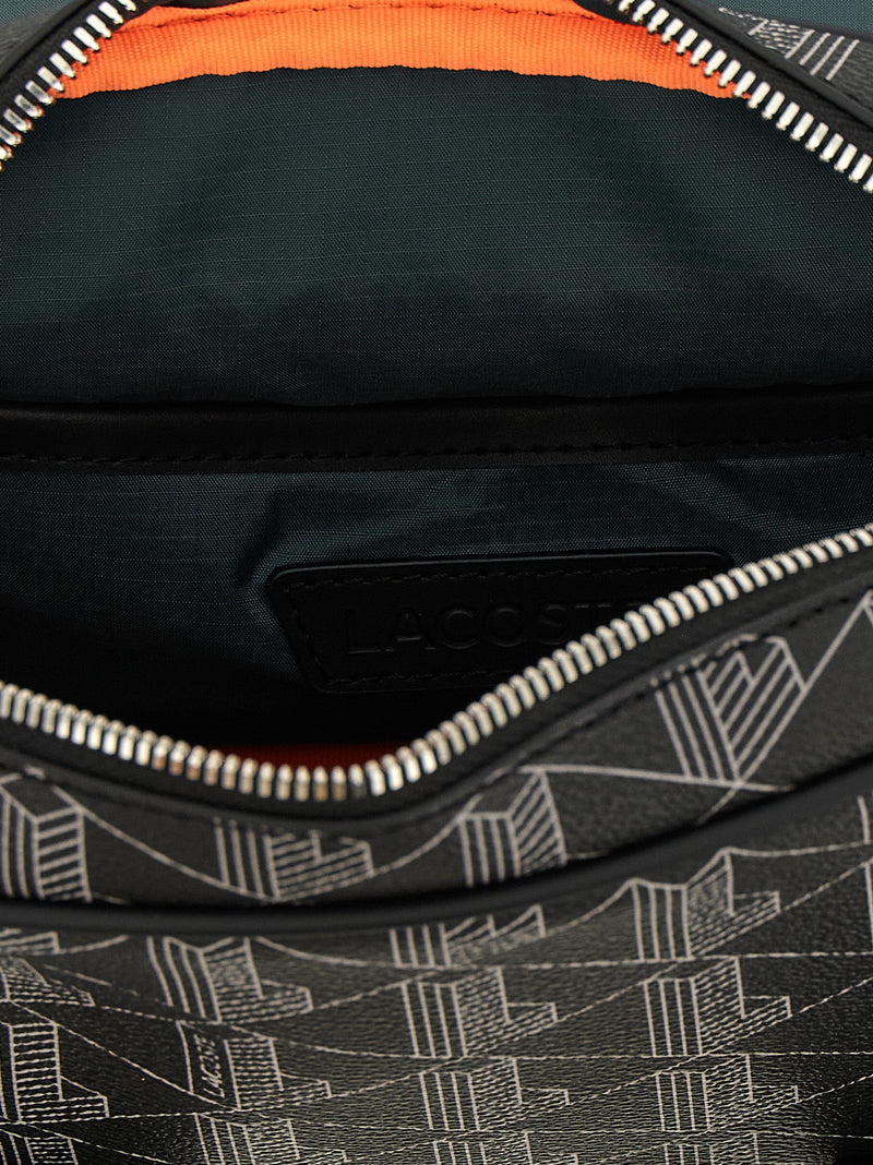 Lacoste Black PVC Crossbody Bag - The Blend Model