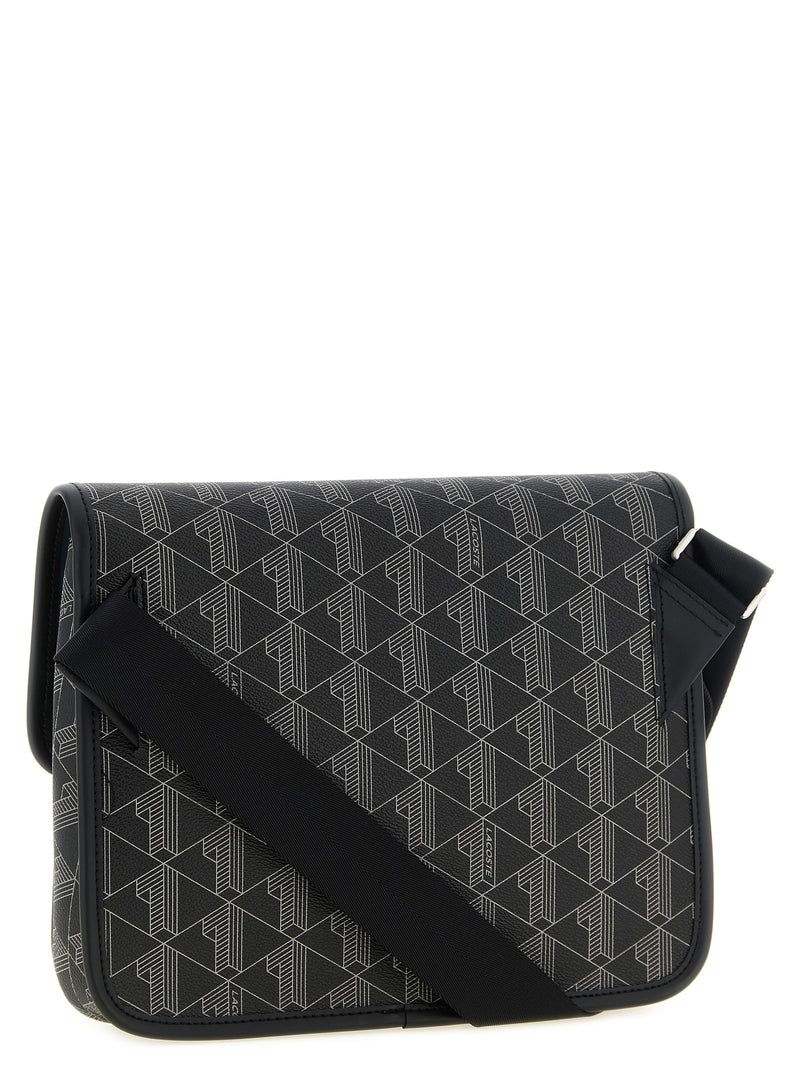Lacoste Black PVC Crossbody Bag - The Blend Collection