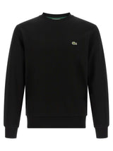 Lacoste Black Cotton Sweatshirt for Men