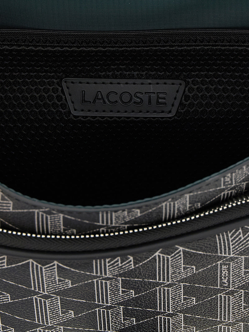 Lacoste Black PVC Crossbody Bag - The Blend Collection