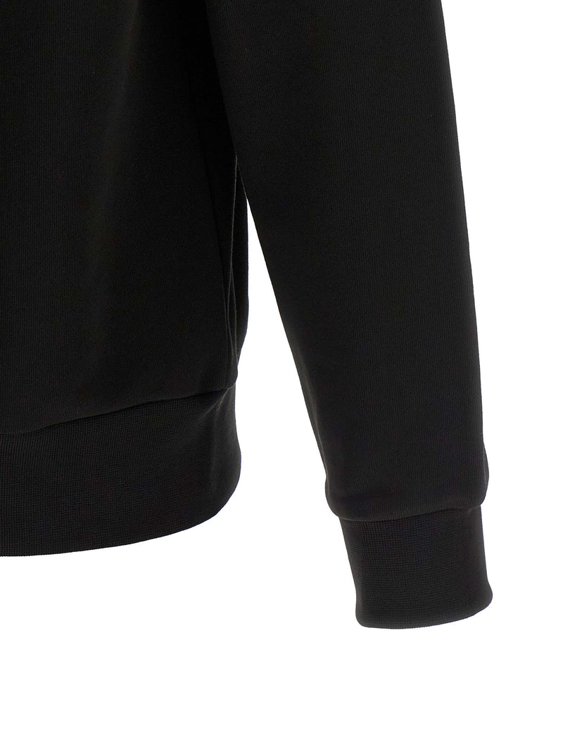 Lacoste Black Cotton Sweatshirt - Classic Crew Neck Design
