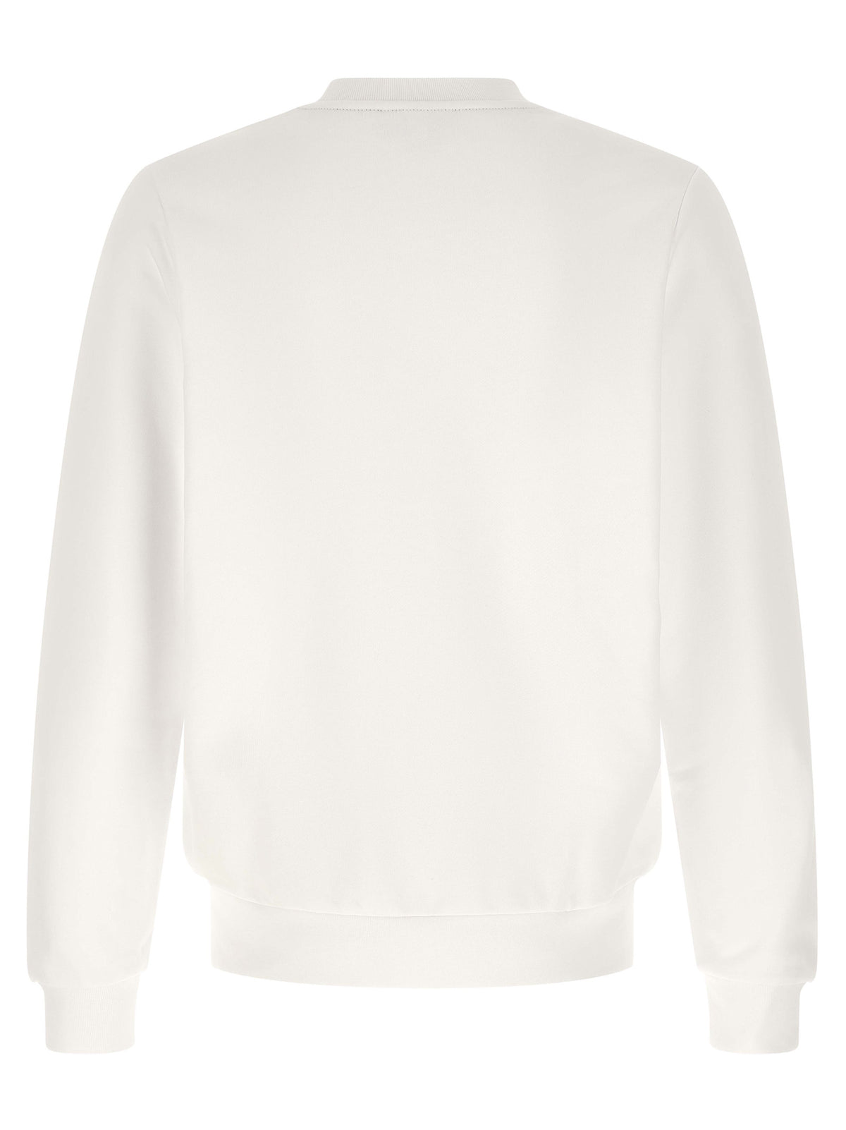 Lacoste White Cotton Sweatshirt - Classic Fit and Comfort