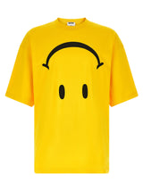 Moschino Bicolor Cotton T-Shirt with Smiley® Graphic