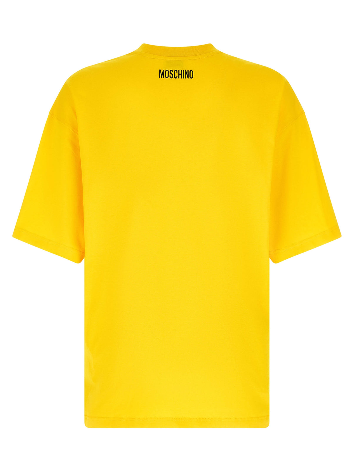 Moschino Bicolor Cotton T-Shirt with Smiley® Graphic