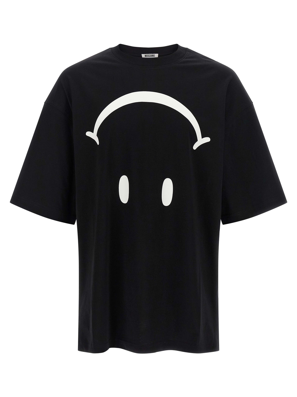 T-Shirt Bicolore en Coton Moschino ‘Smiley®’