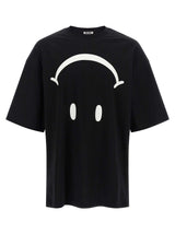 T-Shirt Bicolore en Coton Moschino ‘Smiley®’