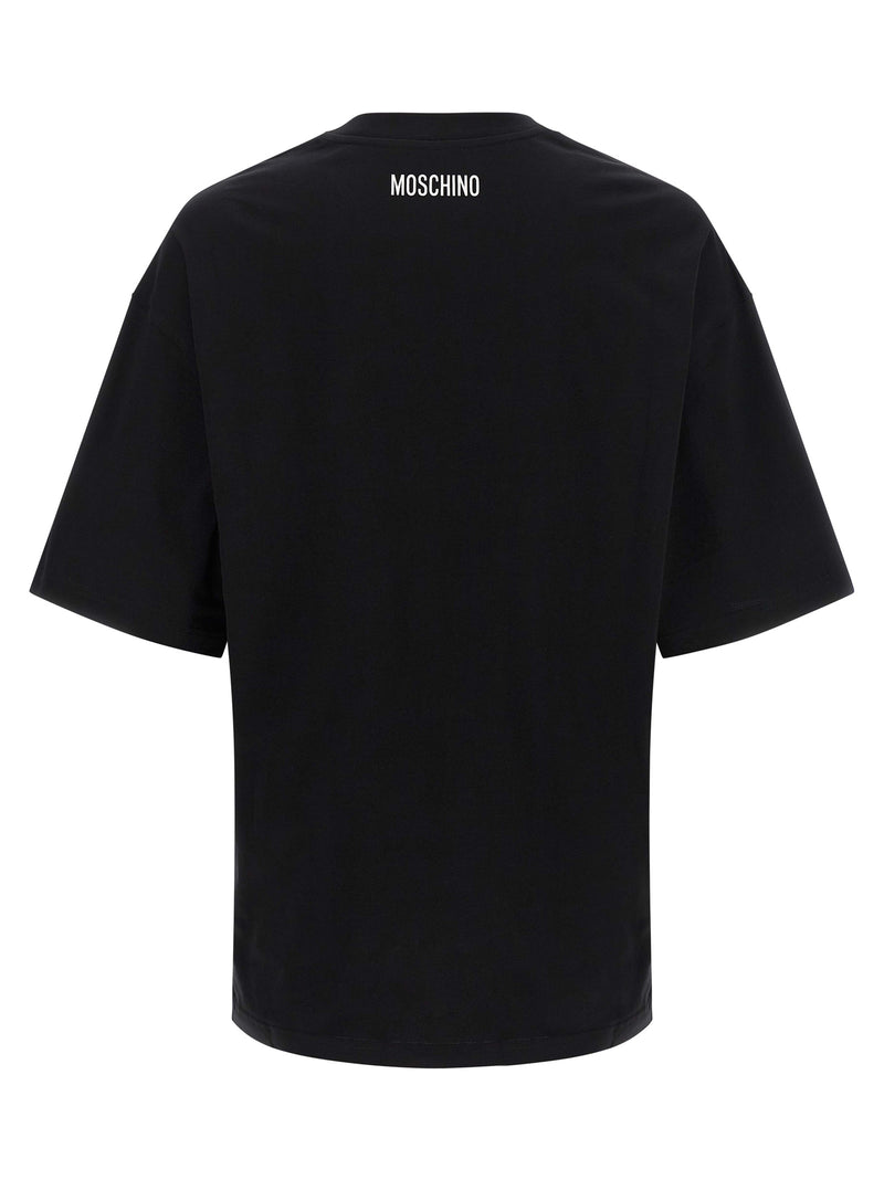 T-Shirt Bicolore en Coton Moschino ‘Smiley®’