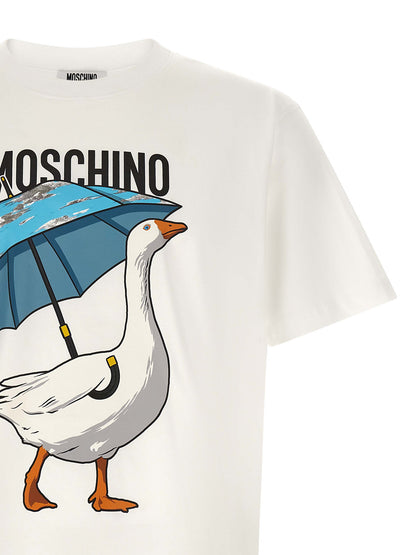 Moschino White Cotton T-Shirt