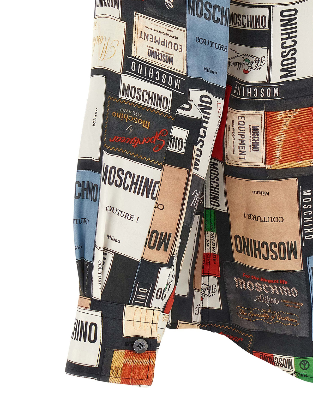 Moschino Multicolor Silk Blouse - Iconic Labels Design