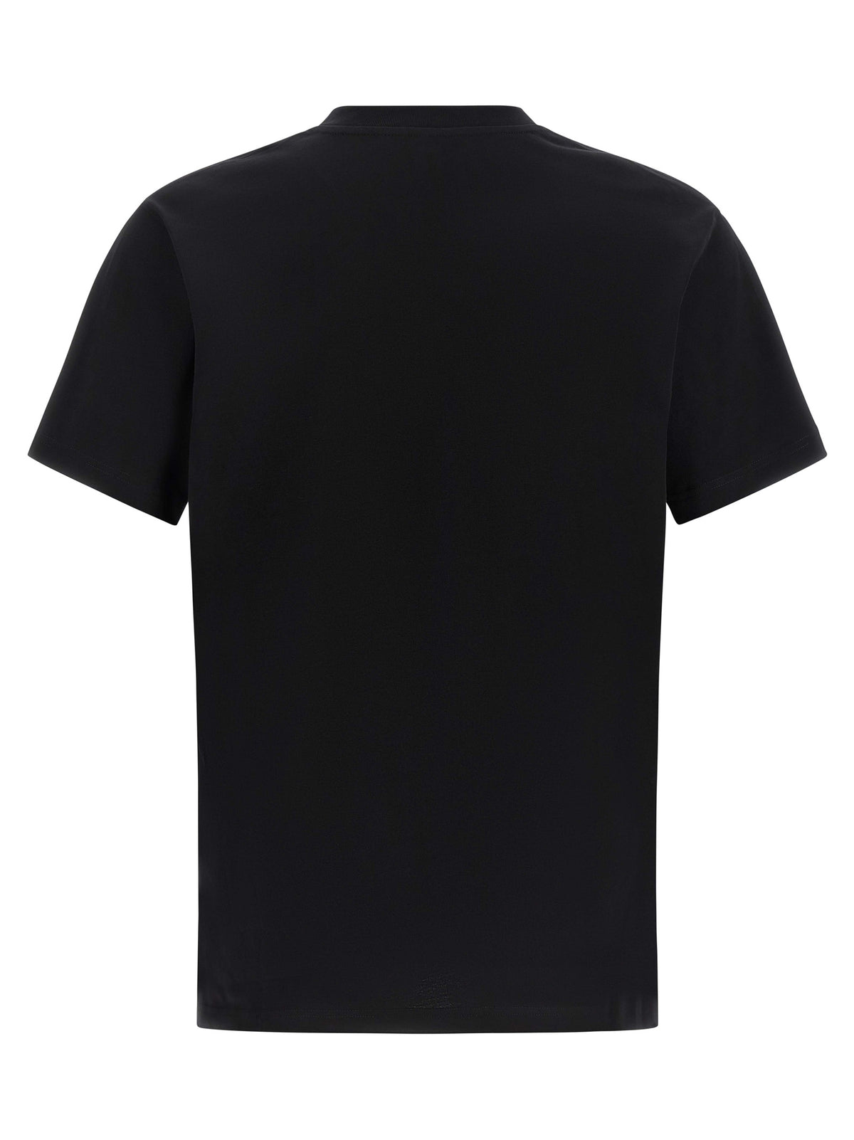 T-Shirt en Coton Noir Moschino ‘Milanhattan’