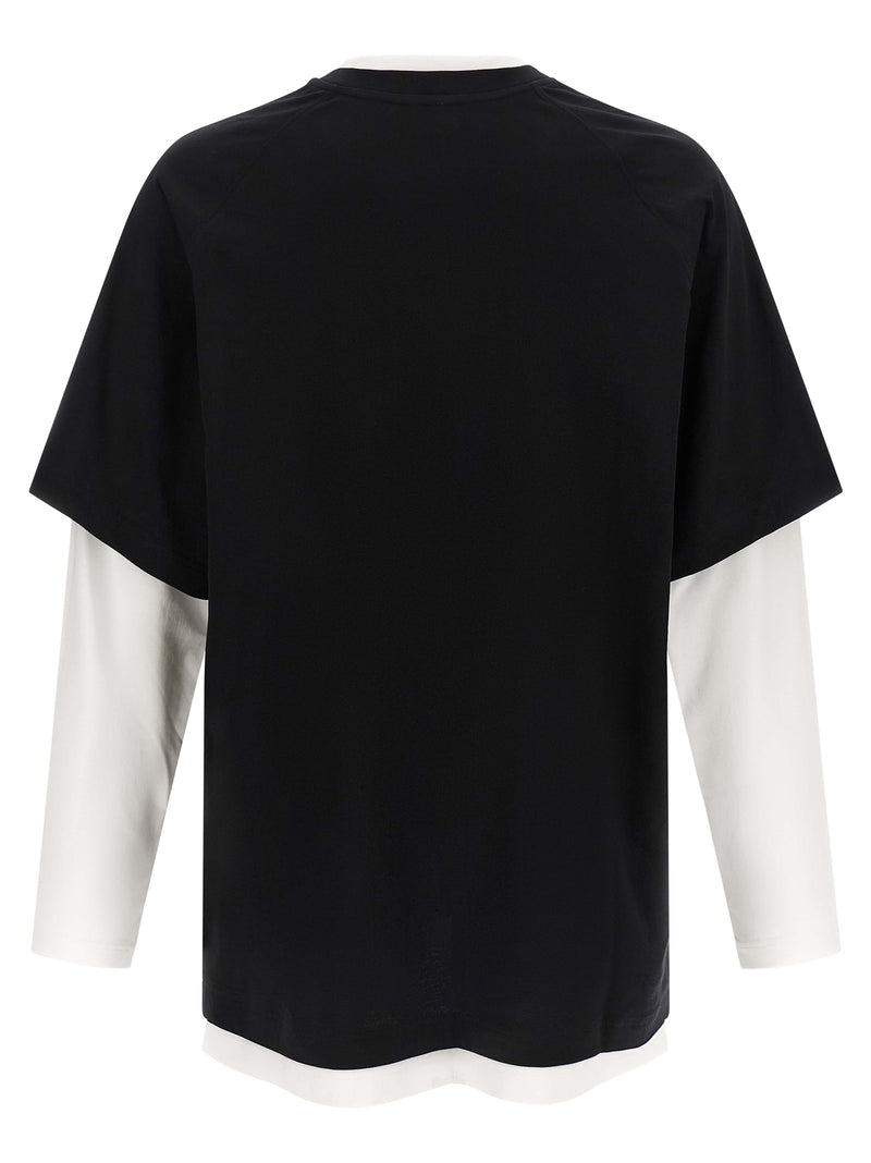 T-shirt en coton multicolore Moschino