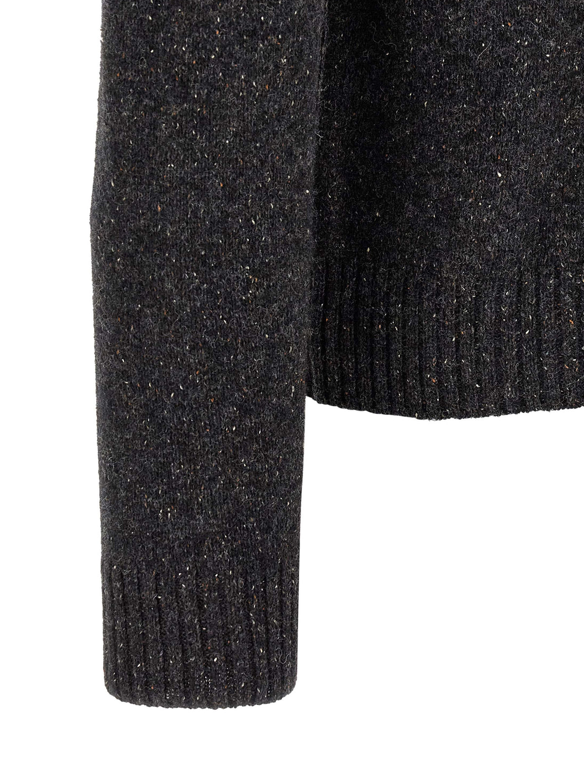 Moschino Gray Wool Cardigan for Men